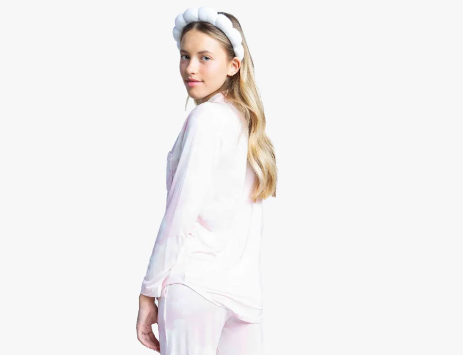 Pink Cloud Pajamas- 2Piece Set sold by Crickle Daisy product image thumbnail 2