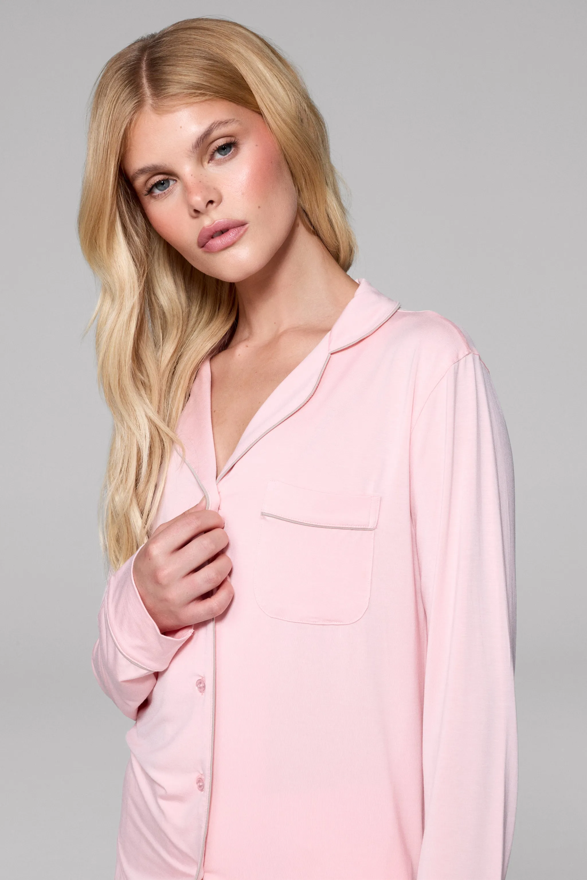 Pink Cloud Pajama Set sold by Crickle Daisy product image thumbnail 3