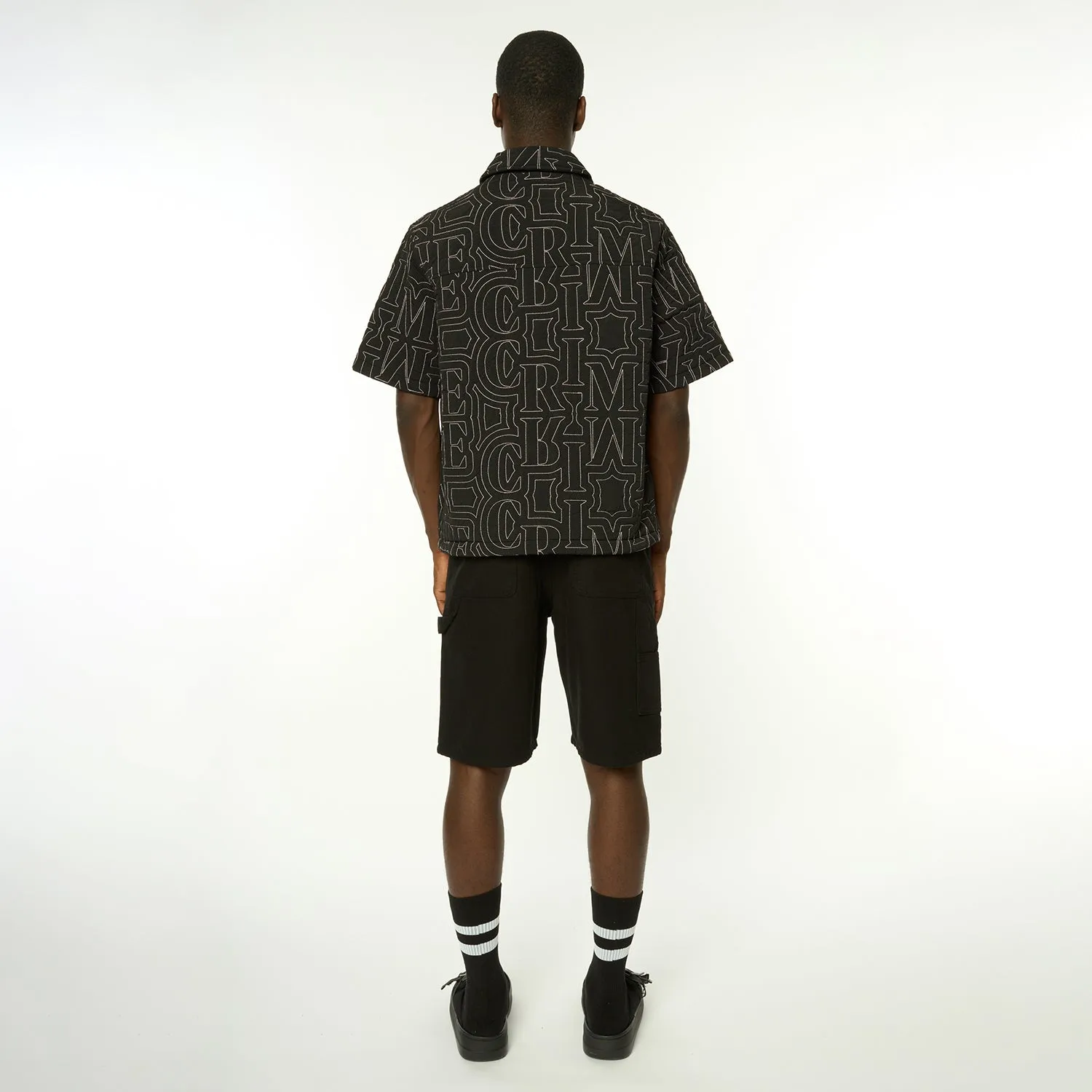 QUILT EMBROIDERY ZIP SHIRT sold by Criminal Damage product image thumbnail 5