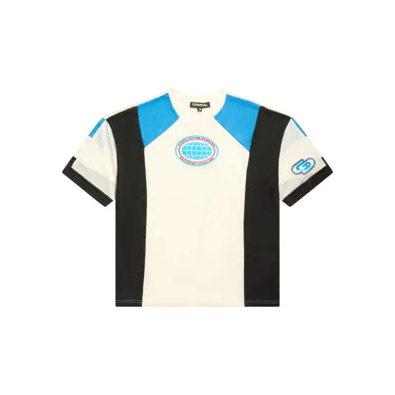 PANELLED SPORTS T-SHIRT sold by Criminal Damage