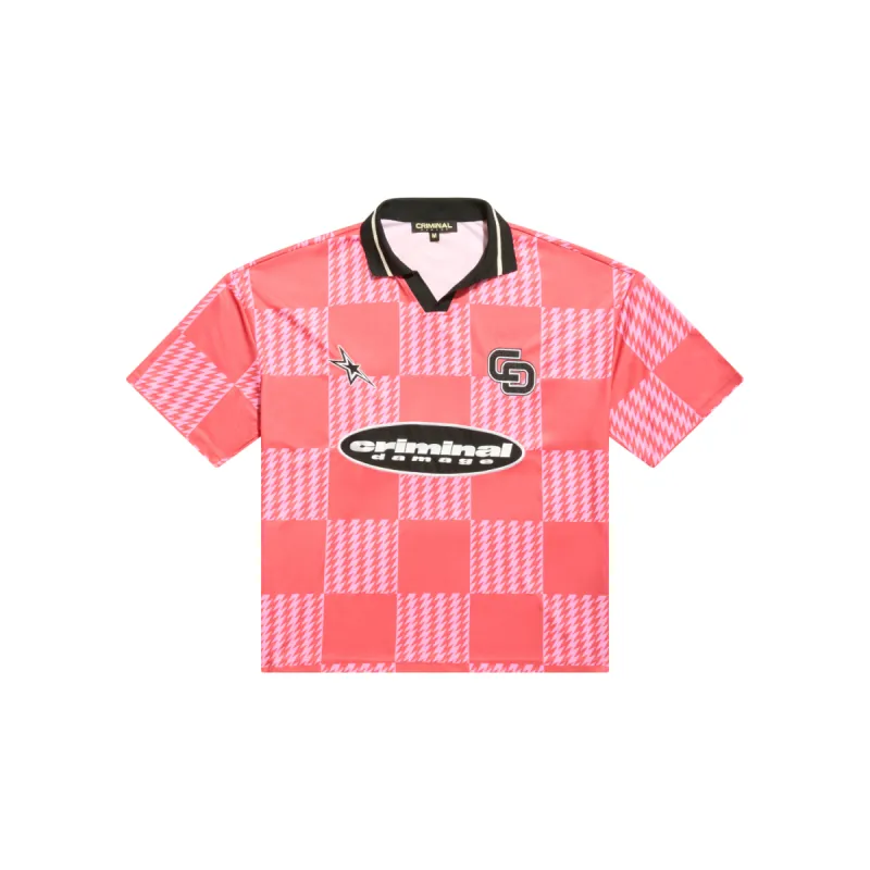 CHEQUERBOARD FOOTBALL SHIRT sold by Criminal Damage