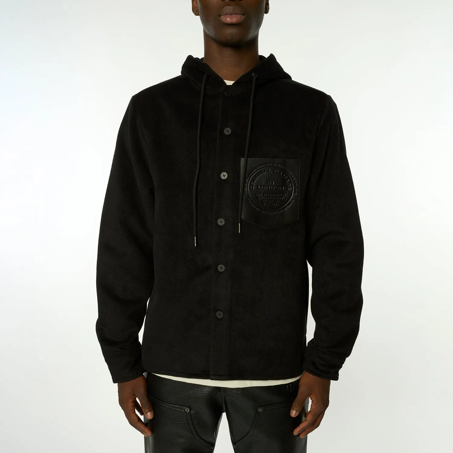 Hooded Flannel Shirt sold by Criminal Damage product image thumbnail 2