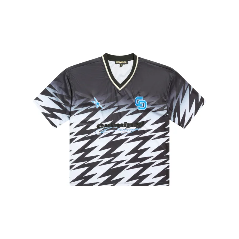 LIGHTNING V NECK JERSEY sold by Criminal Damage