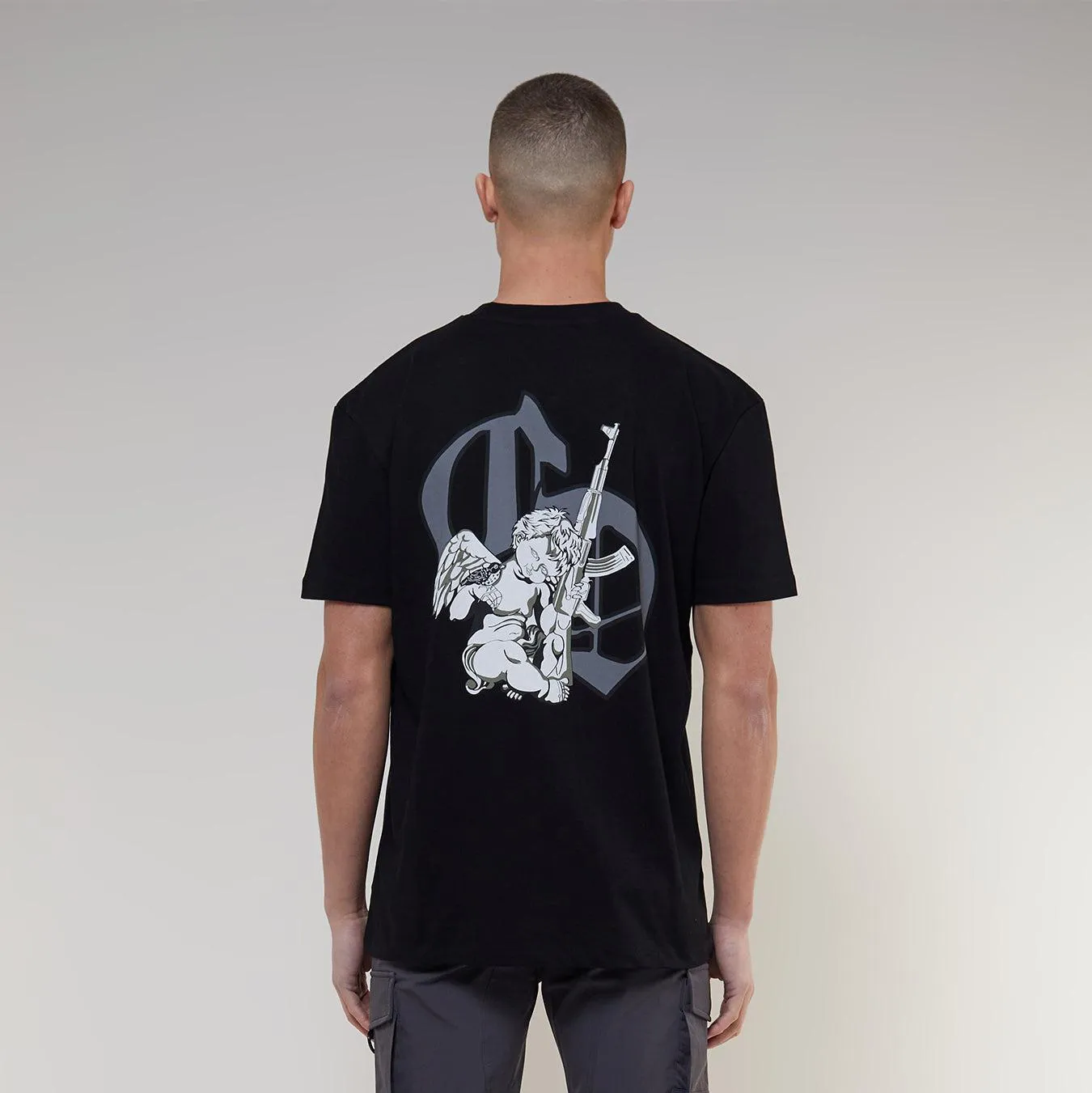 BAD ANGEL T-SHIRT - BLACK sold by Criminal Damage product image thumbnail 4