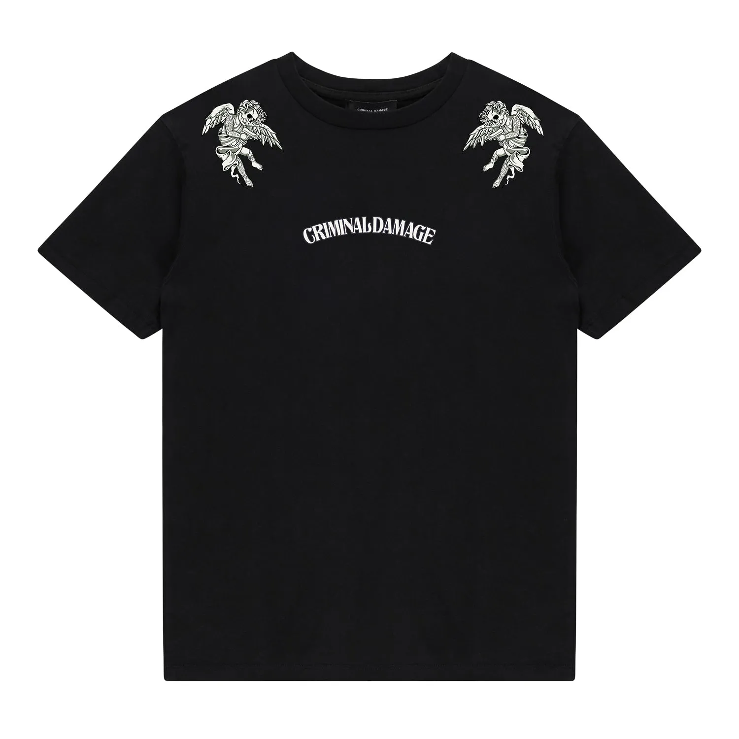 BAD ANGEL T-SHIRT - BLACK sold by Criminal Damage product image thumbnail 2