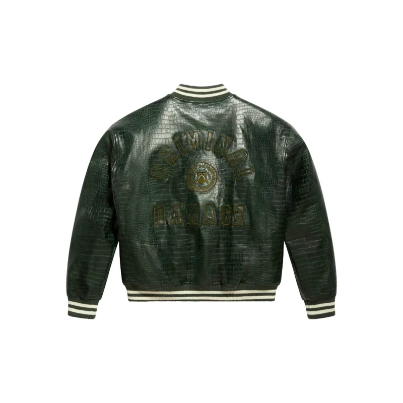 CROCODILE VARSITY JACKET sold by Criminal Damage