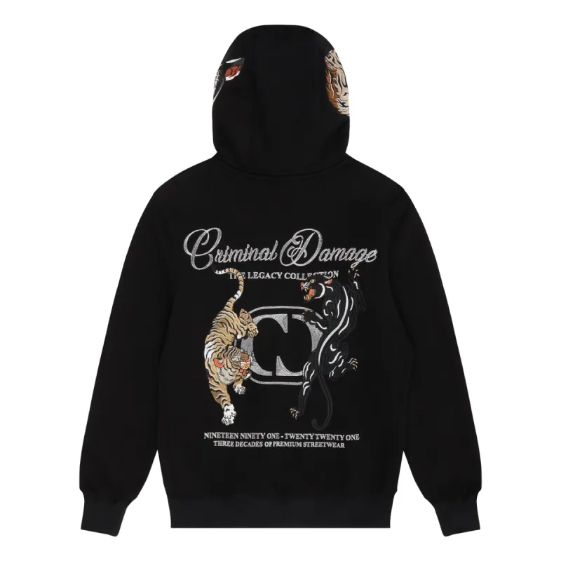 TWINS FIGHT HOODIE sold by Criminal Damage