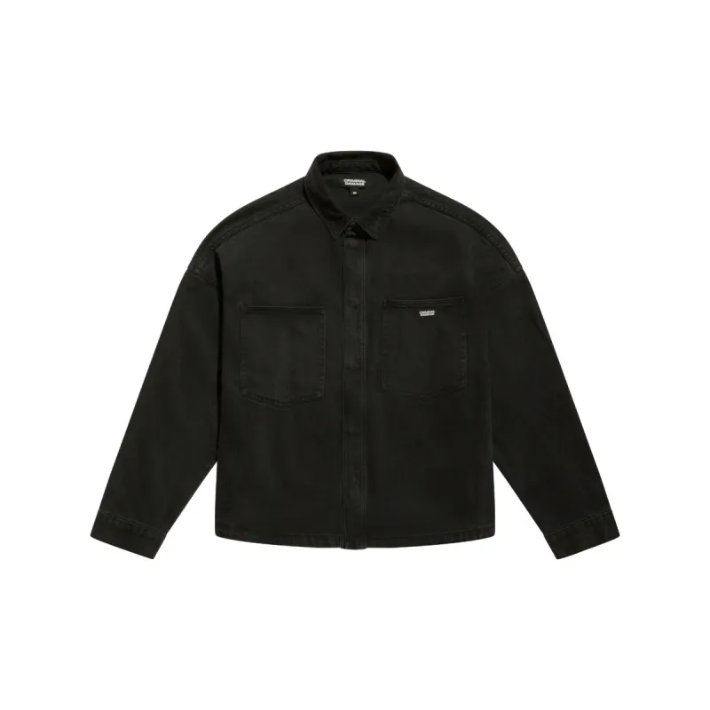 MERCER SHIRT - GREY ACID WASH sold by Criminal Damage