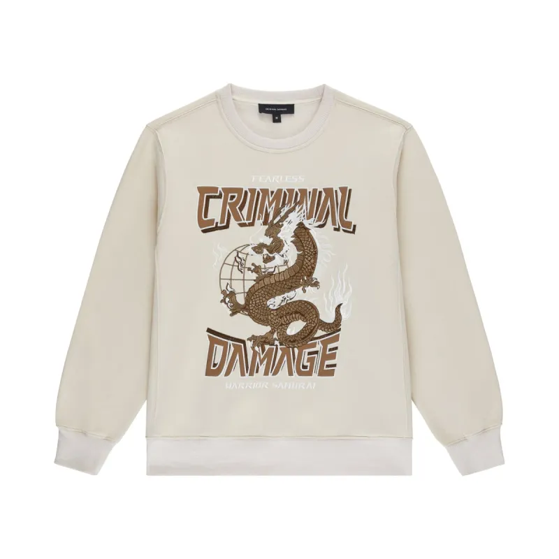 WARRIOR DRAGON CREW NECK sold by Criminal Damage