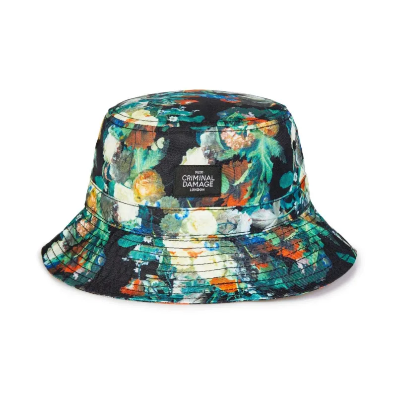 Floral CRUZ Bucket Hat sold by Criminal Damage