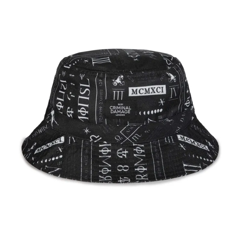 Script Bucket Hat sold by Criminal Damage