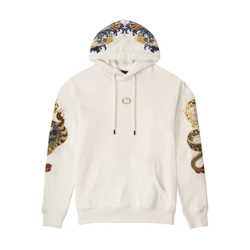 GOLD DRAGON EMBROIDERY HOODIE sold by Criminal Damage