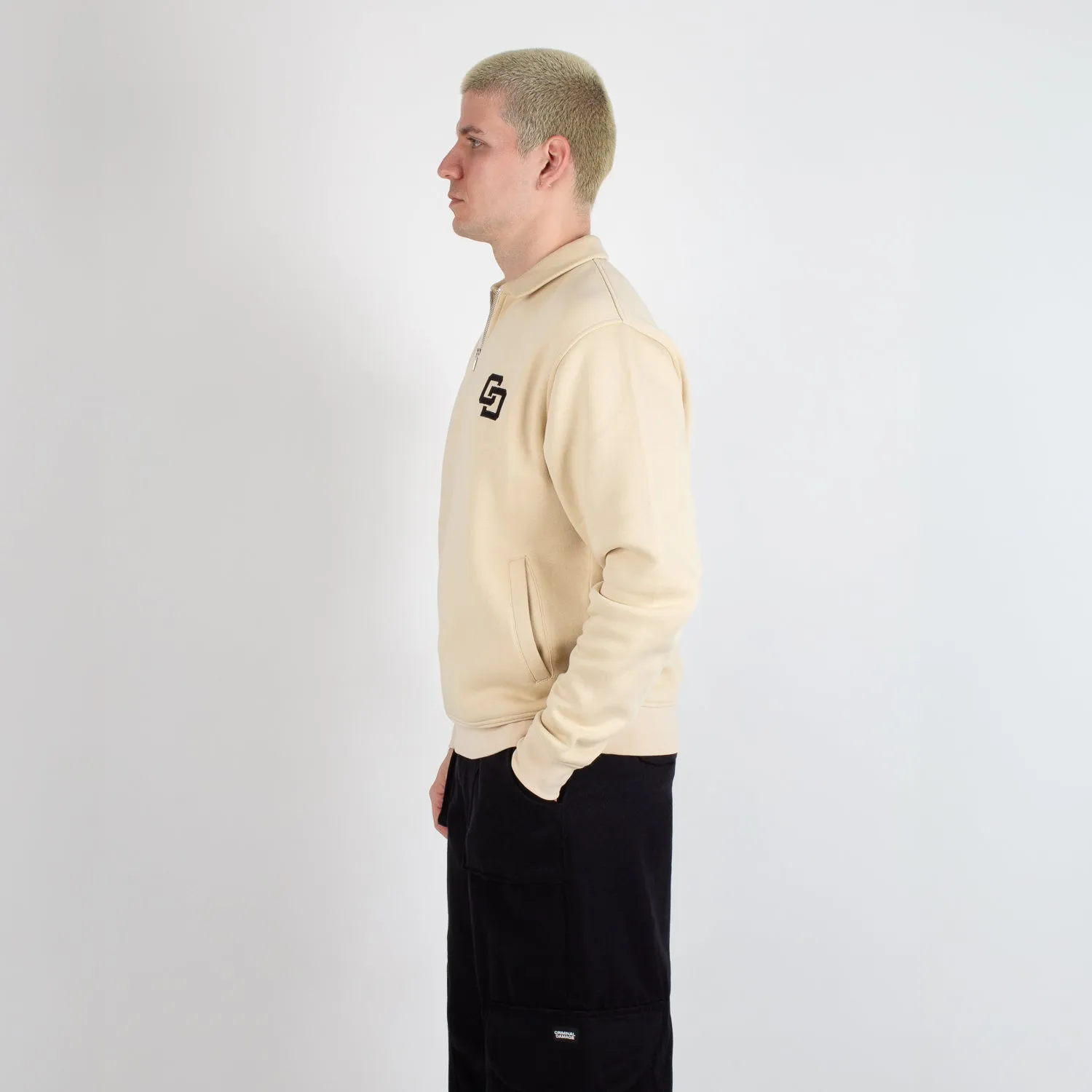VARSITY SPORTIF ZIP TOP sold by Criminal Damage product image thumbnail 2
