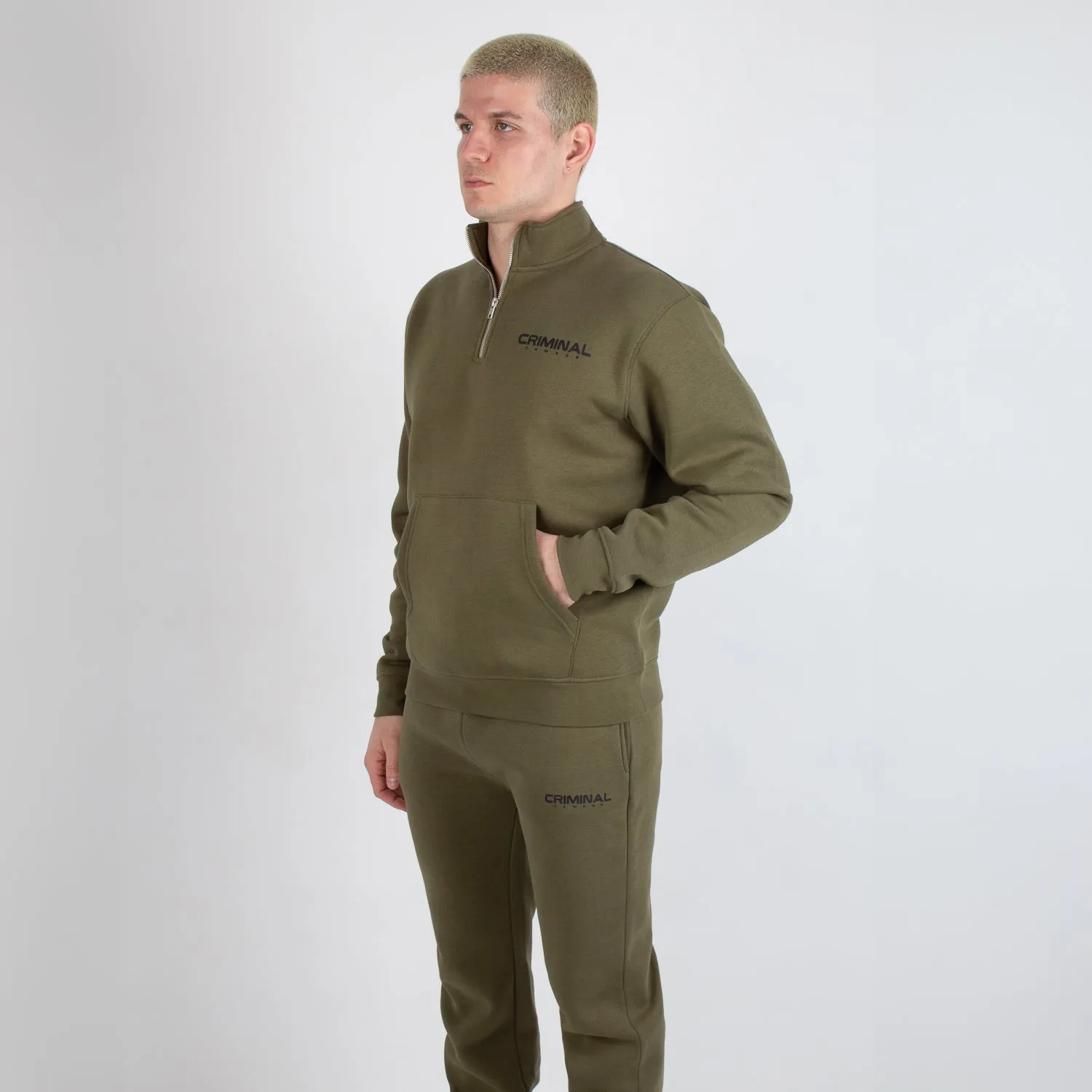 ZIP UP SWEATER sold by Criminal Damage product image thumbnail 2