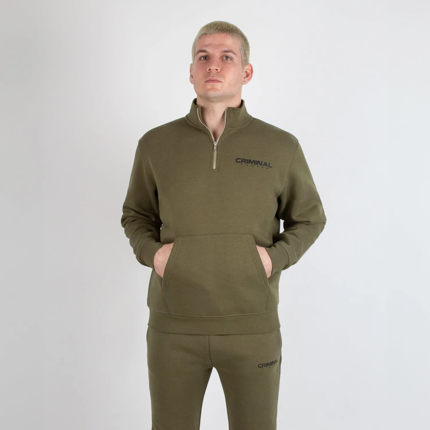 ZIP UP SWEATER sold by Criminal Damage