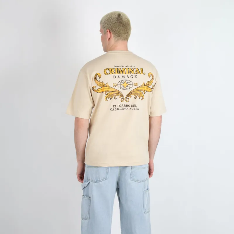CIGAR T-SHIRT sold by Criminal Damage