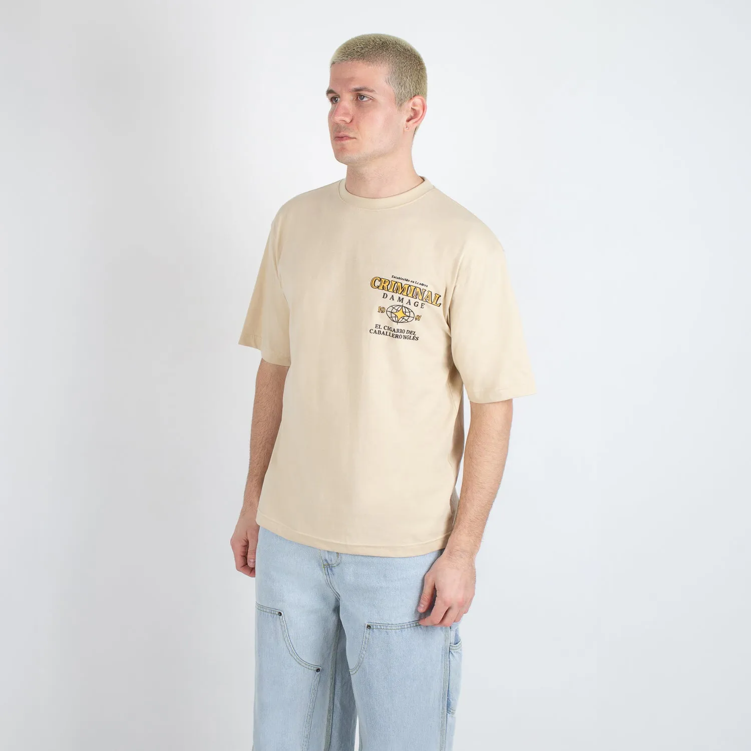 CIGAR T-SHIRT sold by Criminal Damage product image thumbnail 3