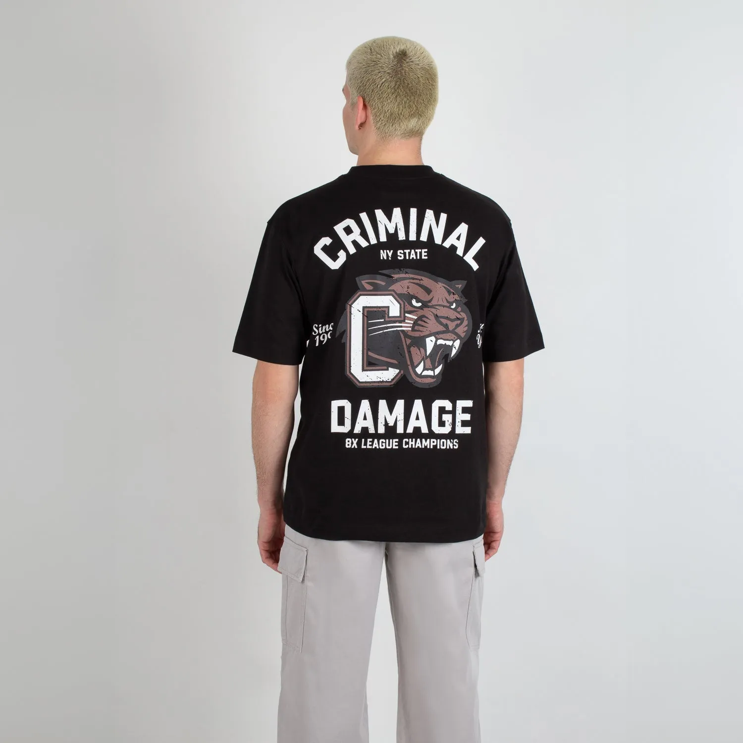 PANTHER VARSITY T-SHIRT sold by Criminal Damage