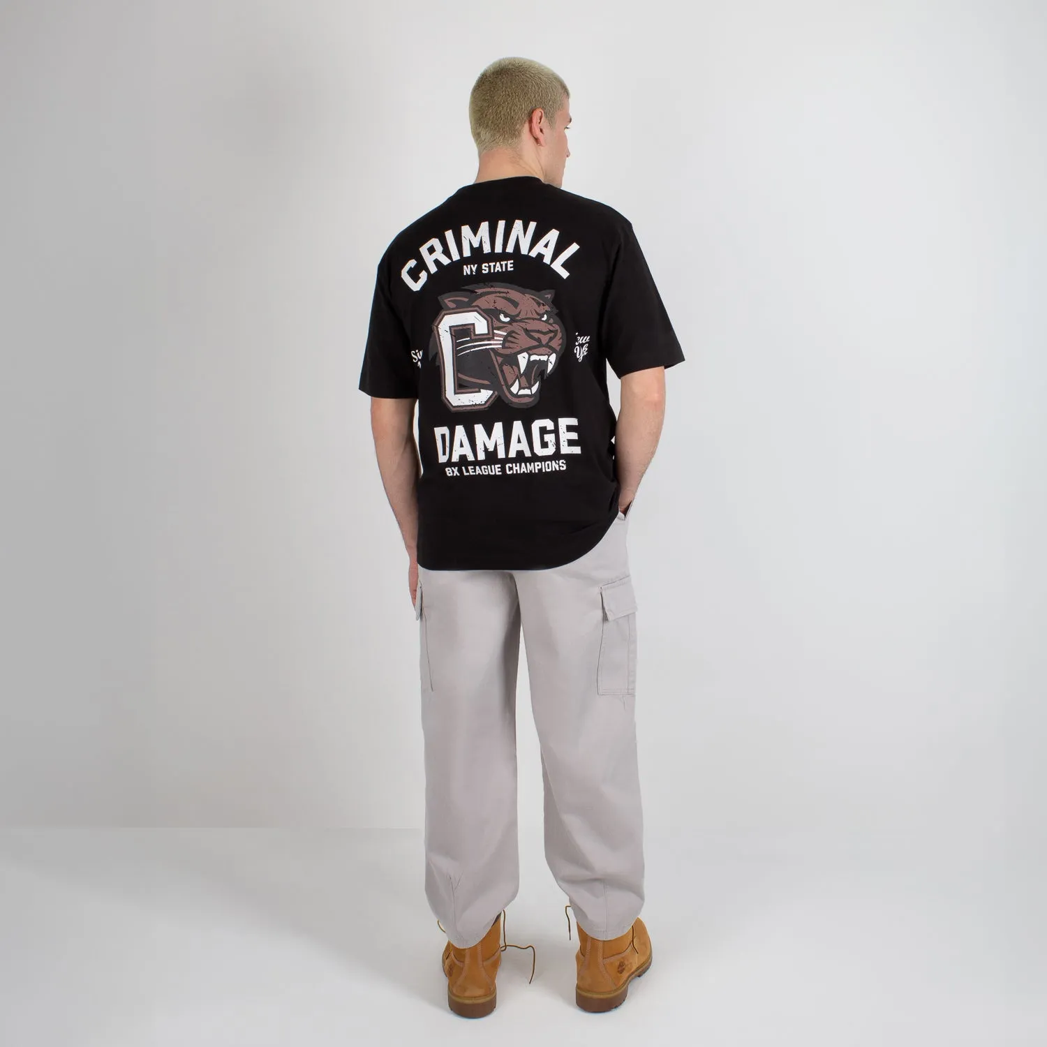 PANTHER VARSITY T-SHIRT sold by Criminal Damage product image thumbnail 2