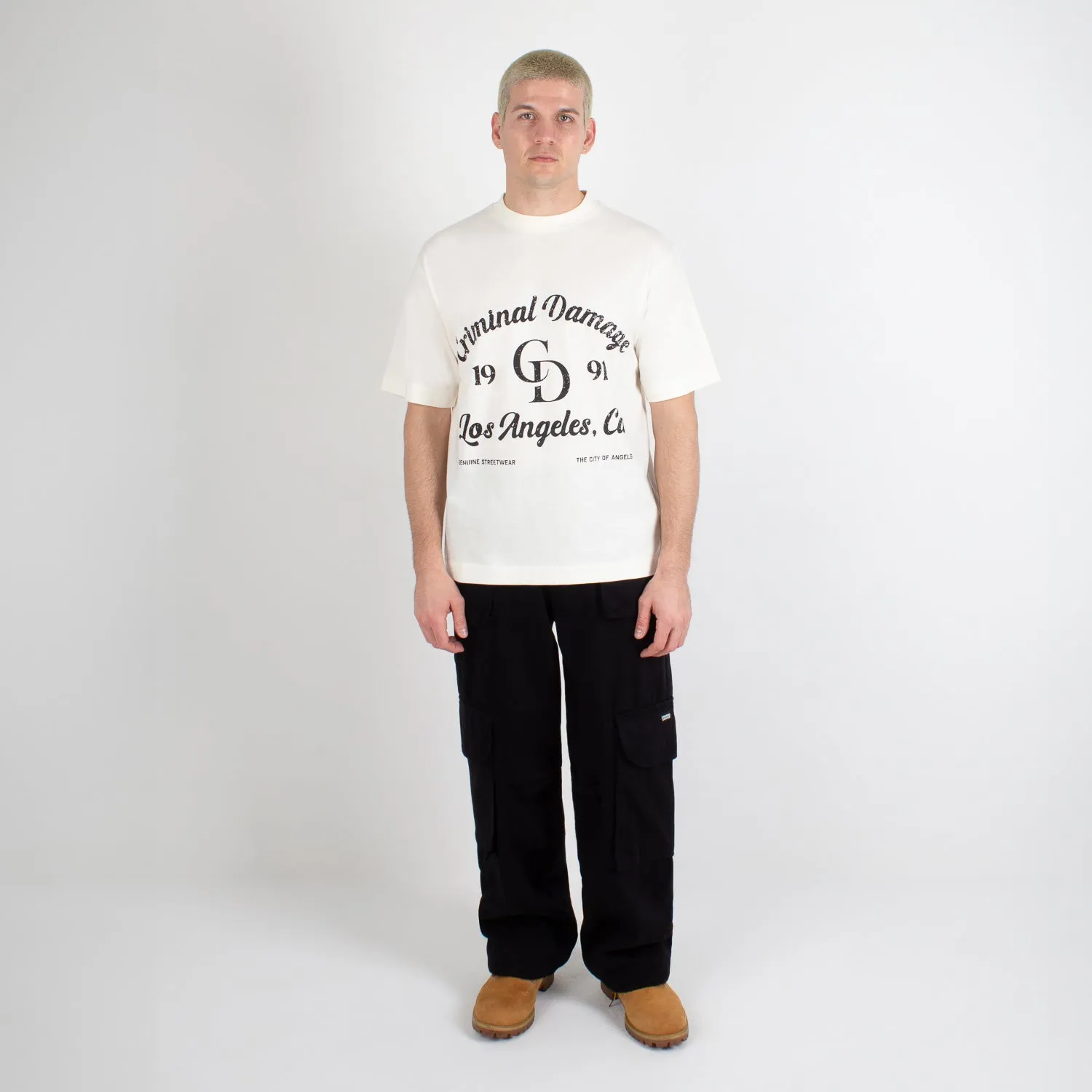 LOS ANGELES T-SHIRT sold by Criminal Damage product image thumbnail 4