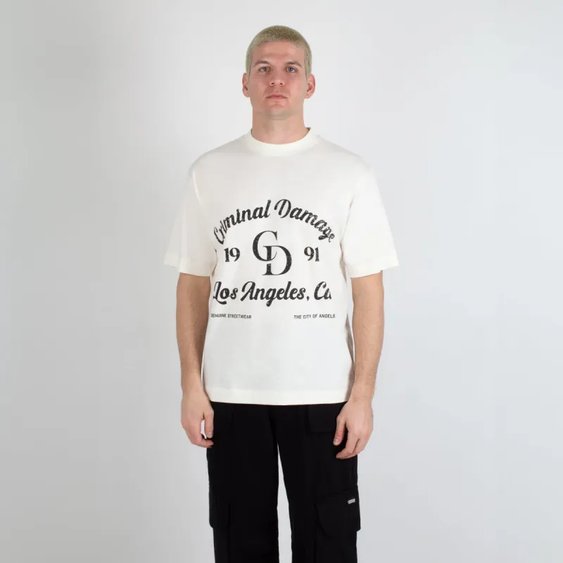 LOS ANGELES T-SHIRT sold by Criminal Damage
