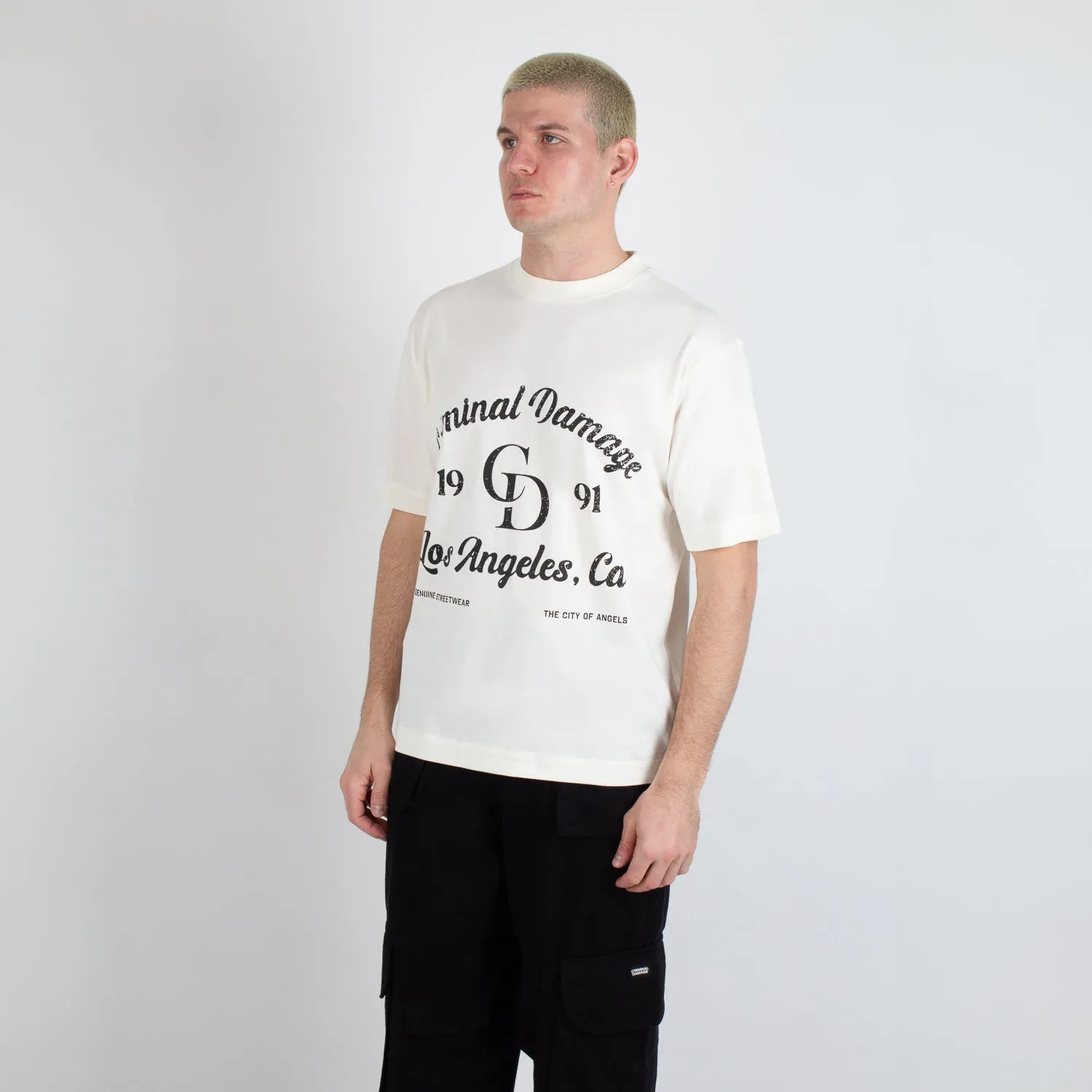 LOS ANGELES T-SHIRT sold by Criminal Damage product image thumbnail 2