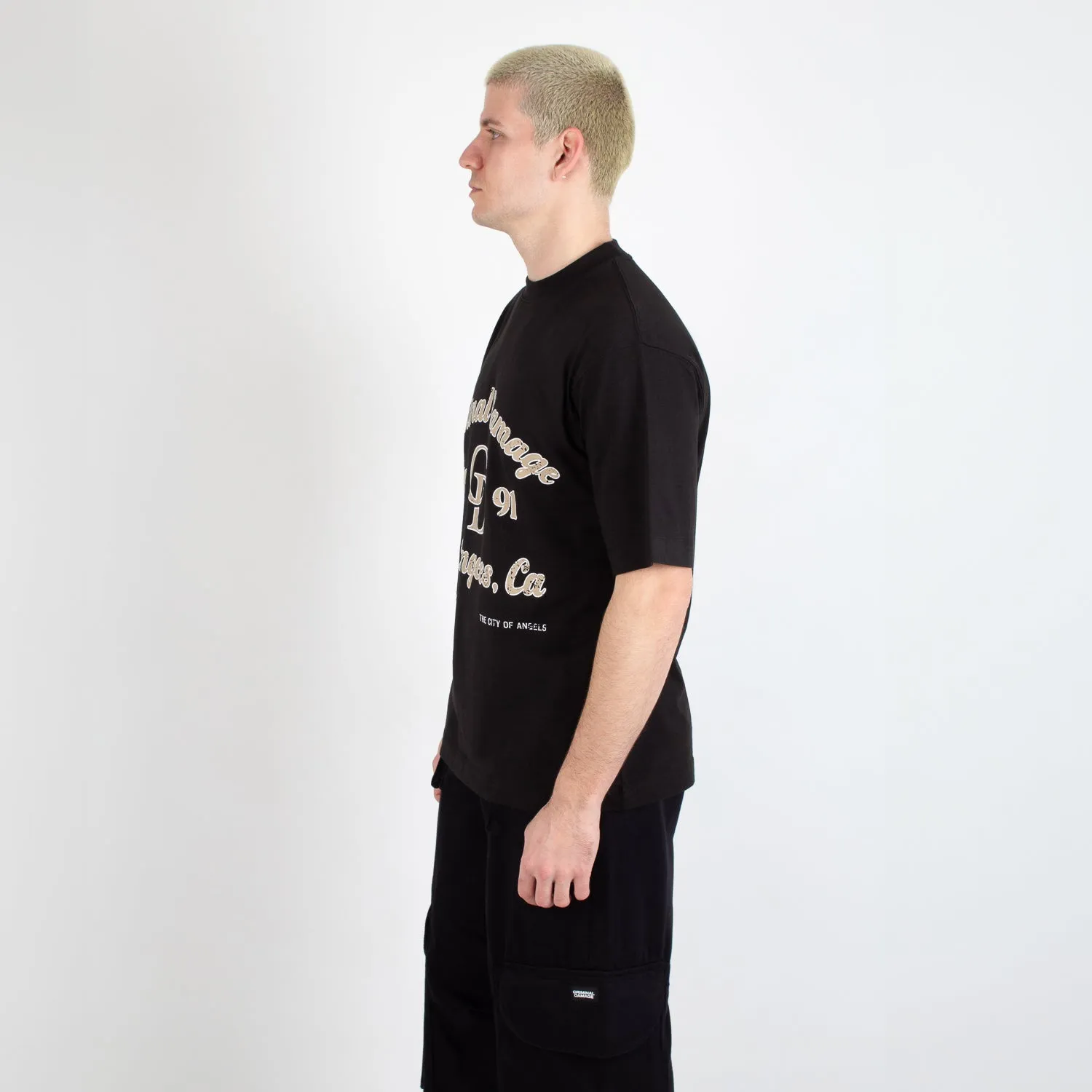 LOS ANGELES T-SHIRT sold by Criminal Damage product image thumbnail 3