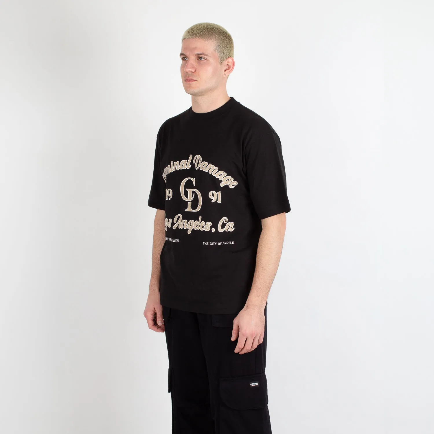 LOS ANGELES T-SHIRT sold by Criminal Damage