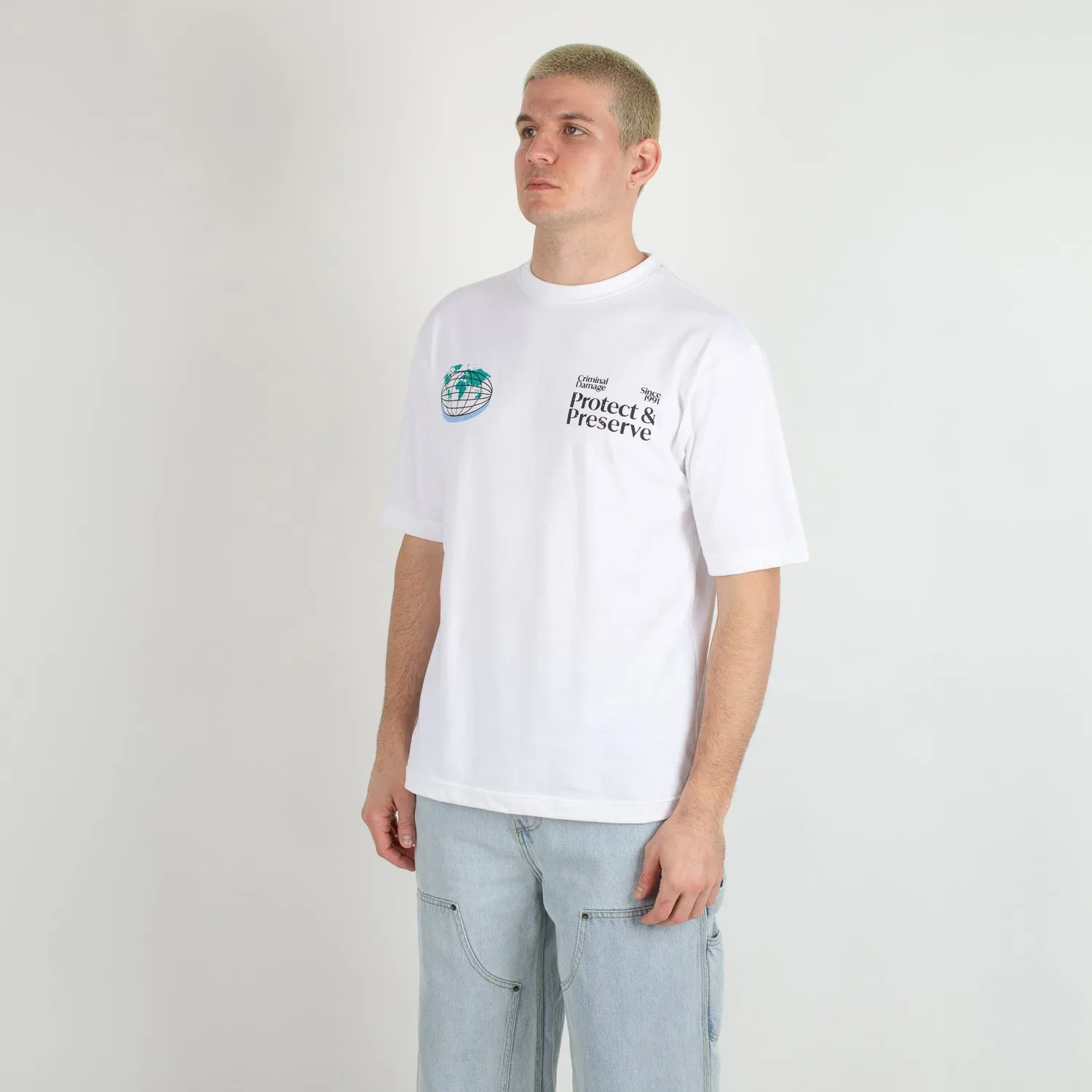 PROTECT T-SHIRT sold by Criminal Damage product image thumbnail 3