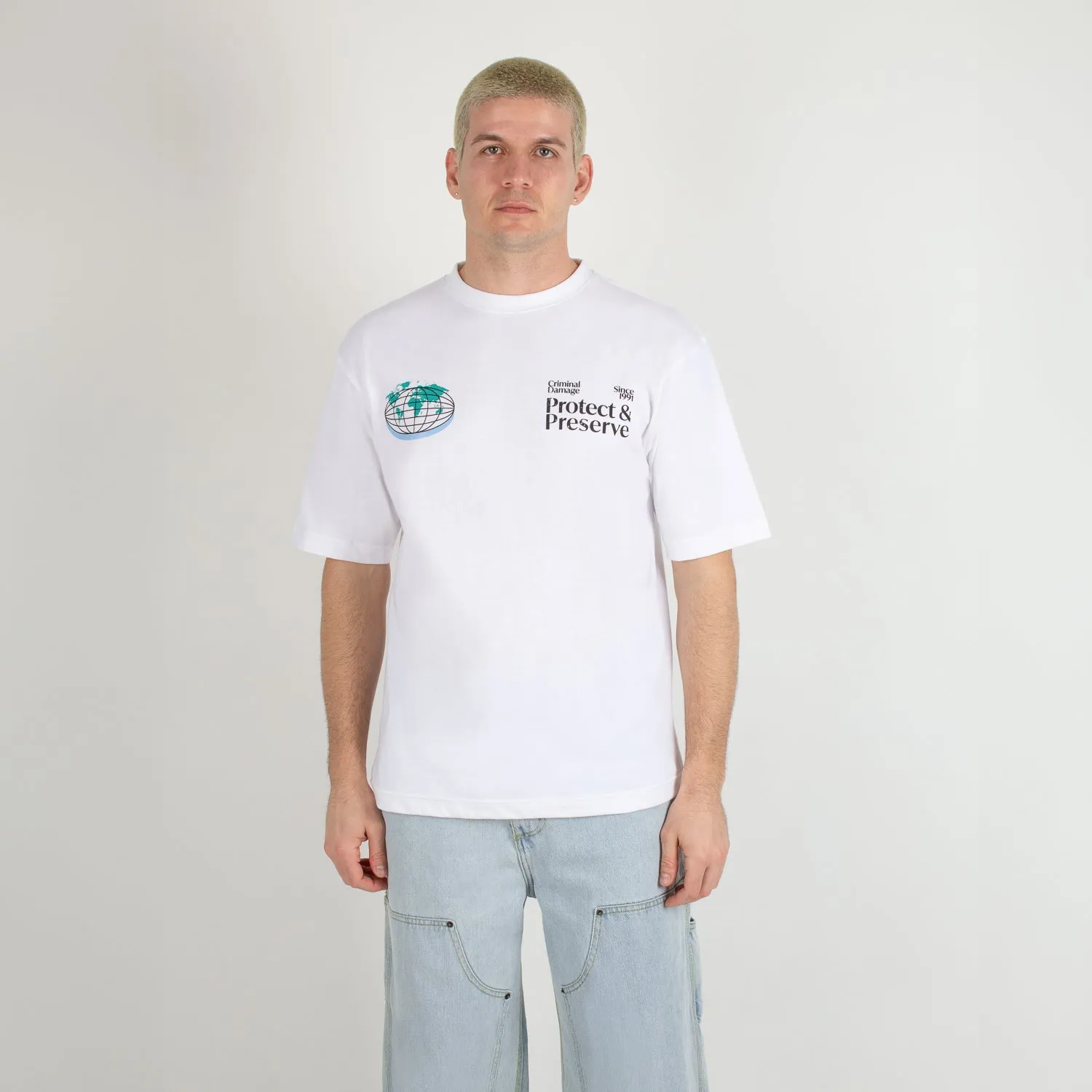 PROTECT T-SHIRT sold by Criminal Damage product image thumbnail 4