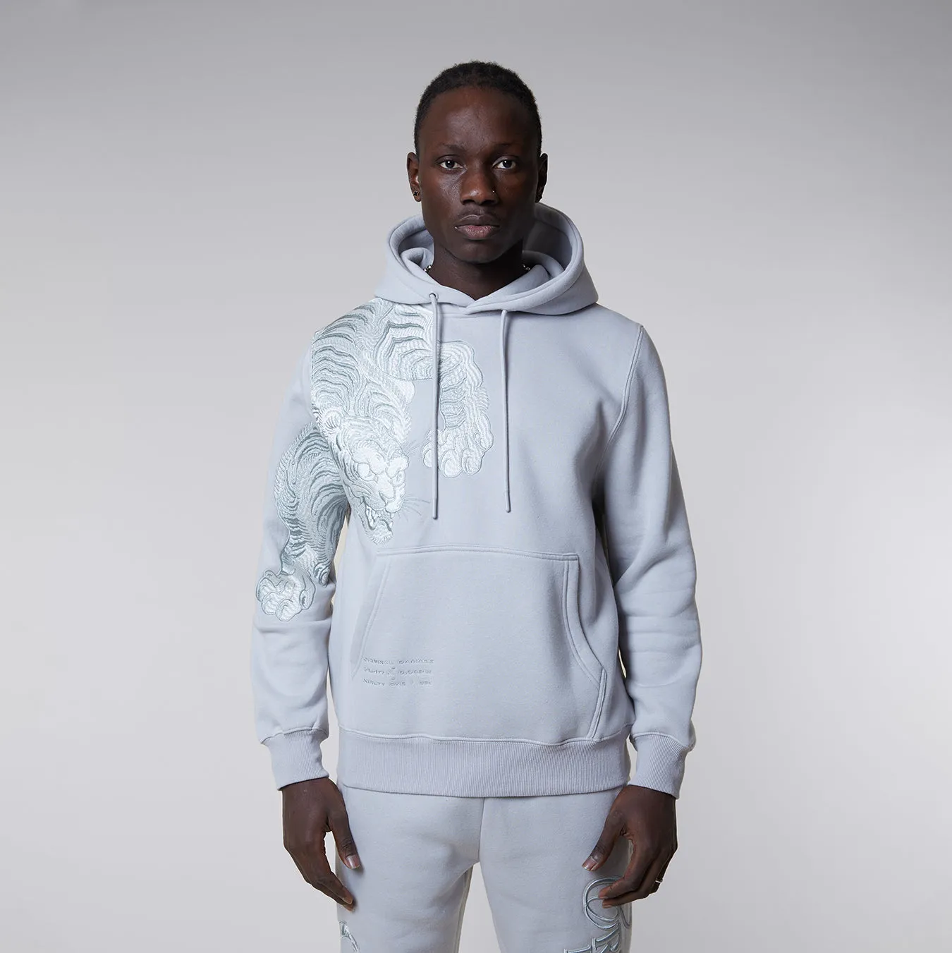 TONAL TIGER HOODIE sold by Criminal Damage product image thumbnail 4