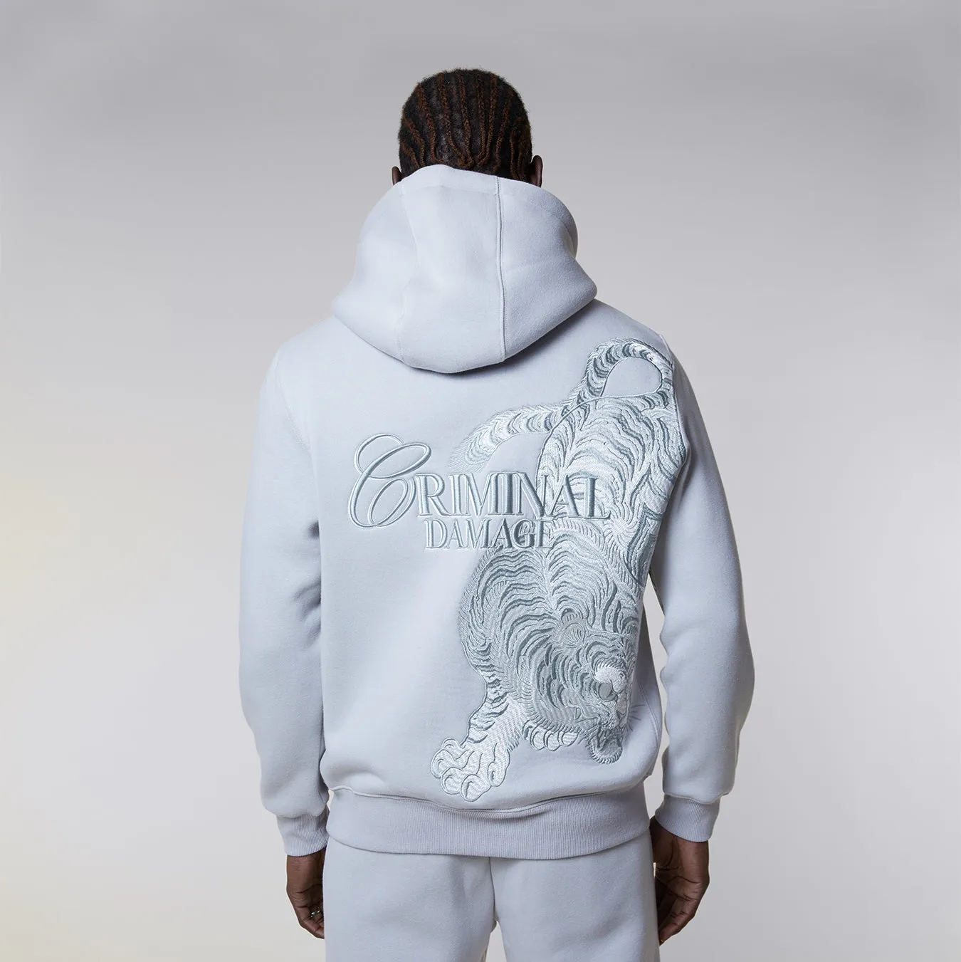 TONAL TIGER HOODIE sold by Criminal Damage product image thumbnail 3