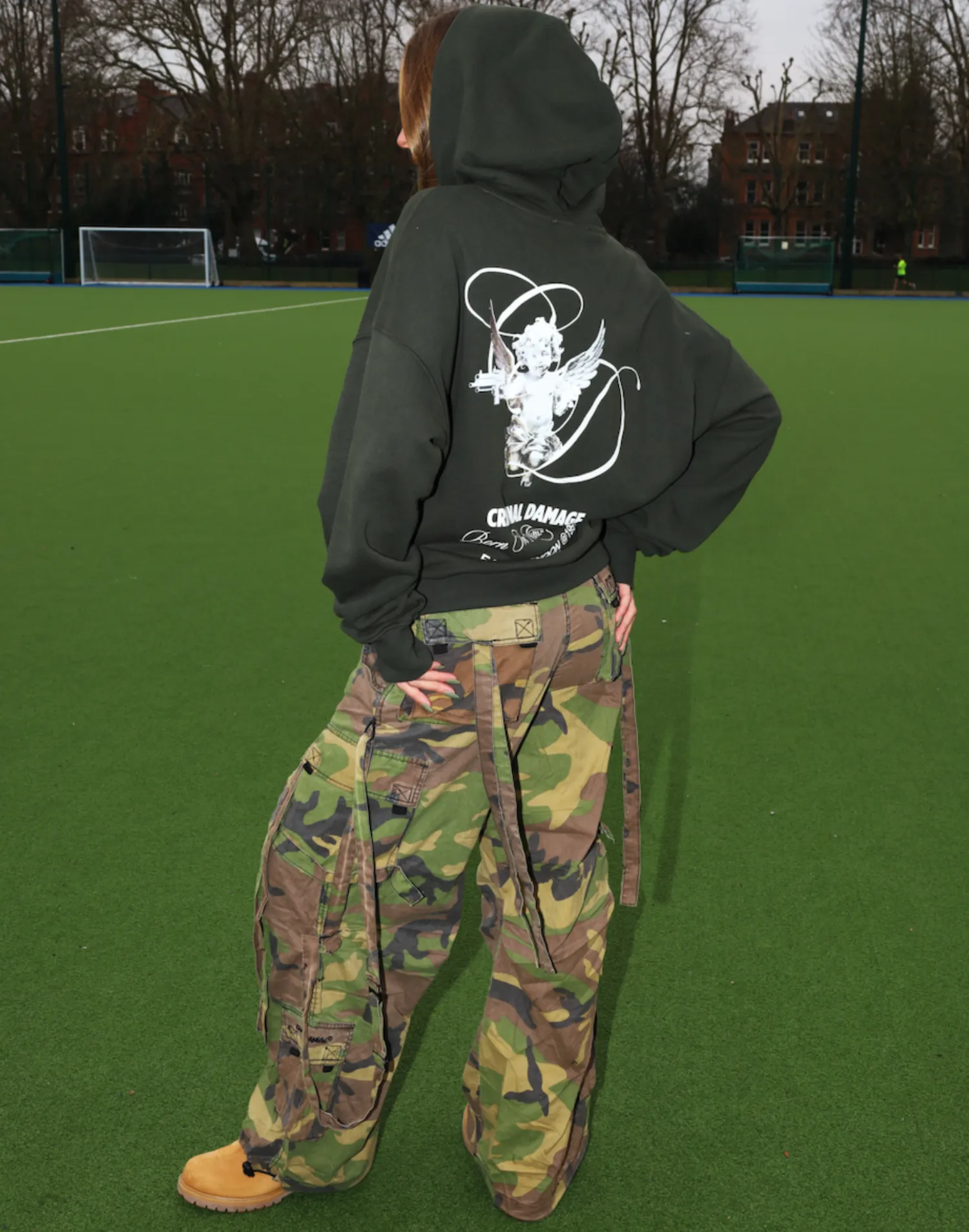 WOMENS CAMO CARNABY TROUSERS sold by Criminal Damage product image thumbnail 4