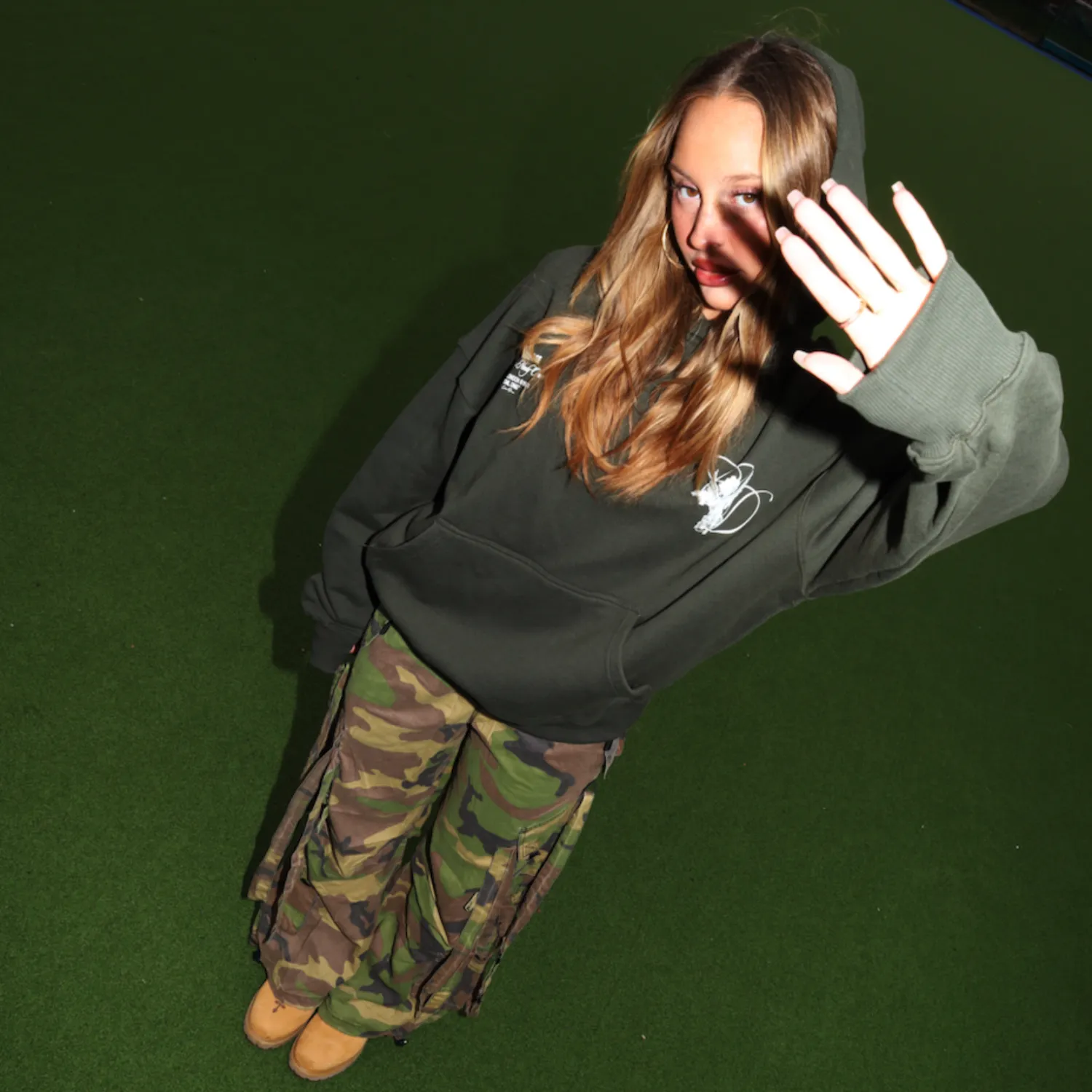 WOMENS CAMO CARNABY TROUSERS sold by Criminal Damage product image thumbnail 2
