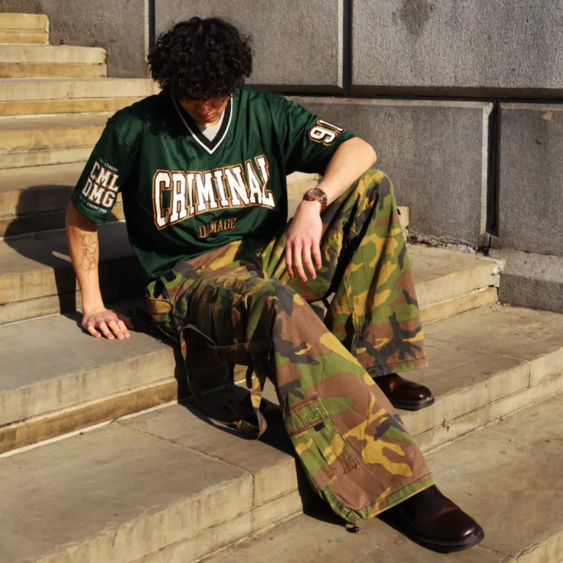 MENS CAMO CARNABY TROUSERS sold by Criminal Damage
