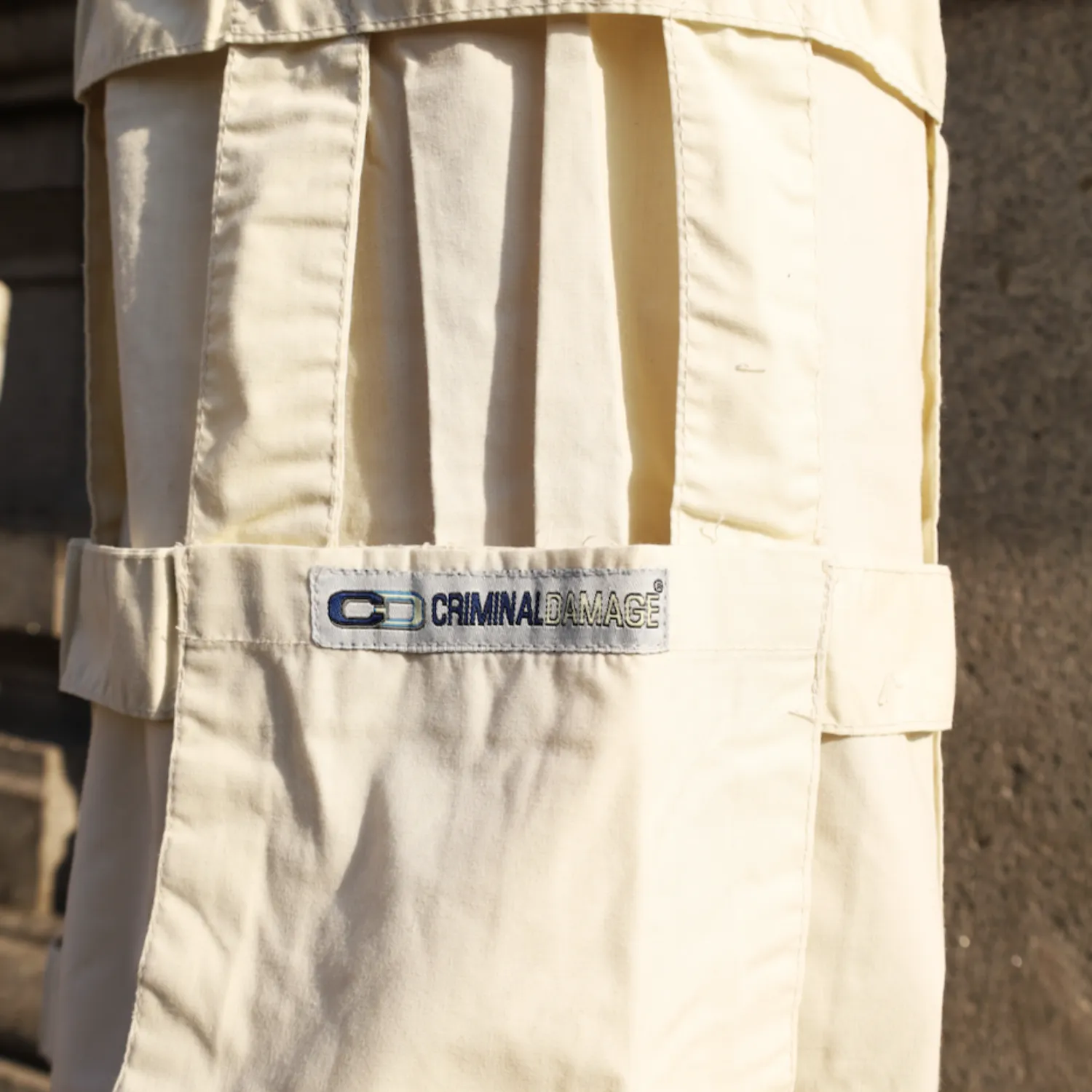 MENS OFF-WHITE LATTICE TROUSERS sold by Criminal Damage product image thumbnail 3