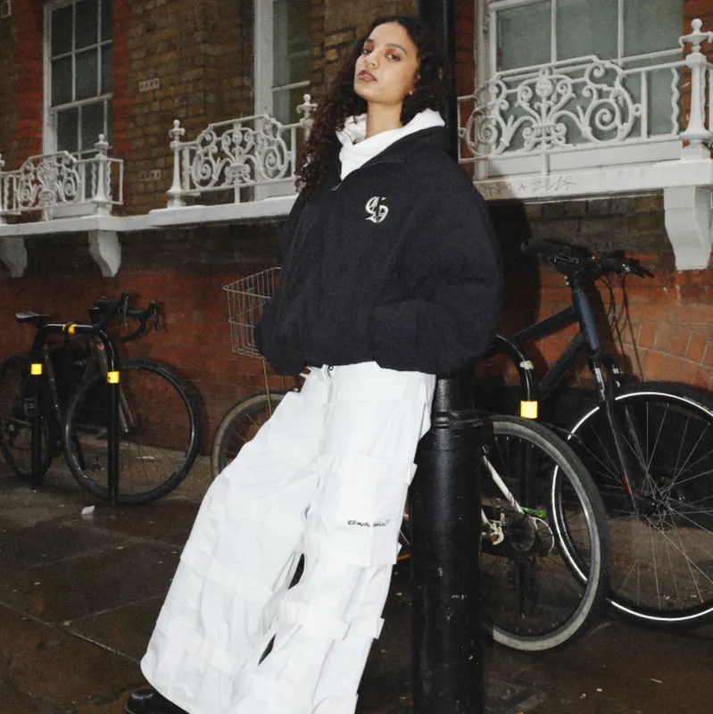 WOMENS WHITE LATTICE TROUSERS sold by Criminal Damage