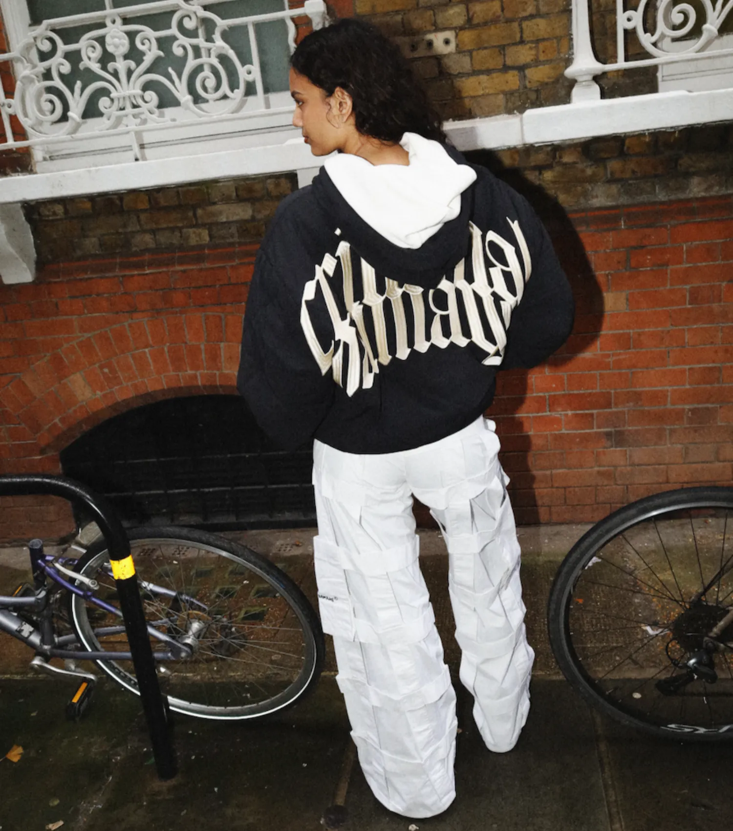 WOMENS WHITE LATTICE TROUSERS sold by Criminal Damage product image thumbnail 2