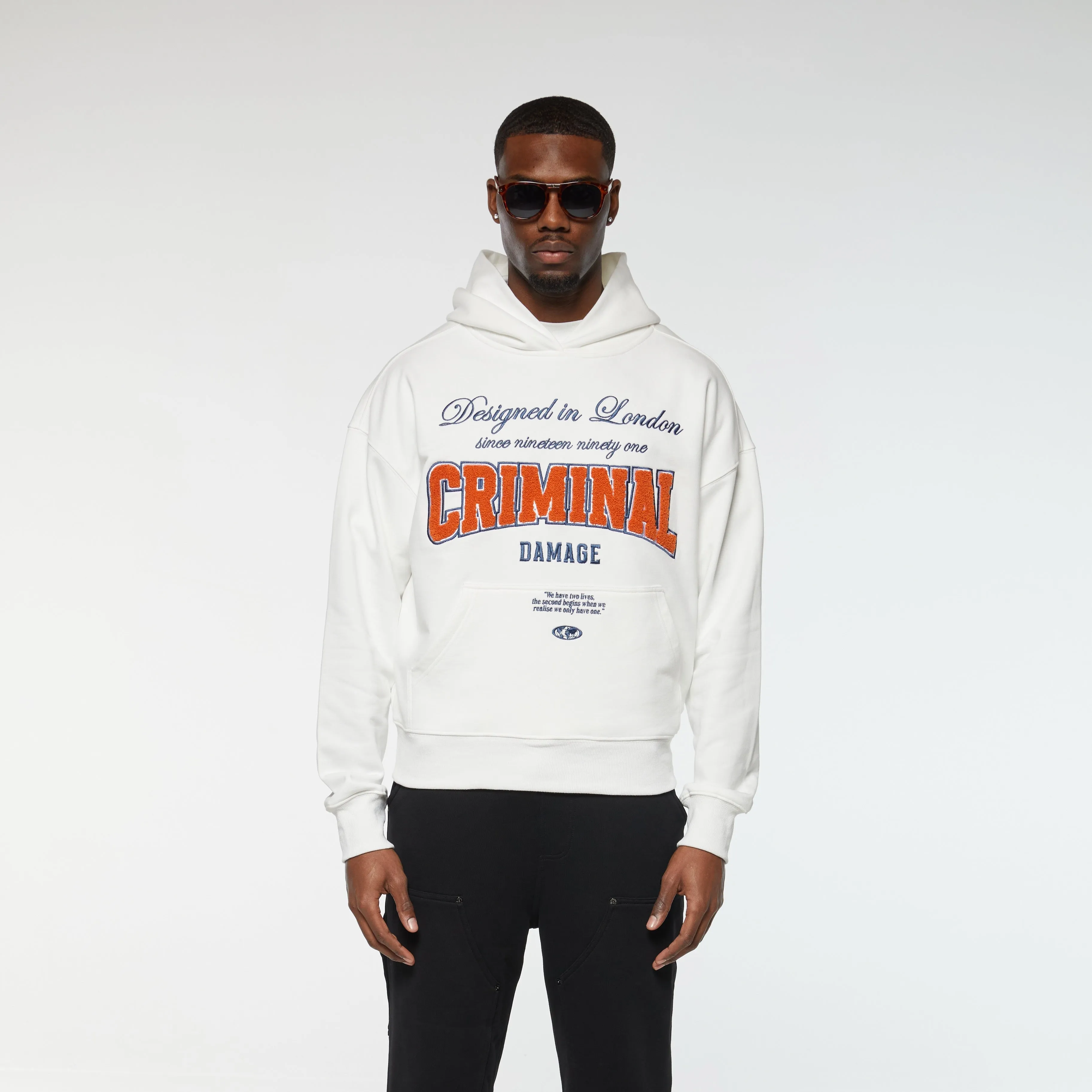 TWO LIVES HOODIE sold by Criminal Damage product image thumbnail 2