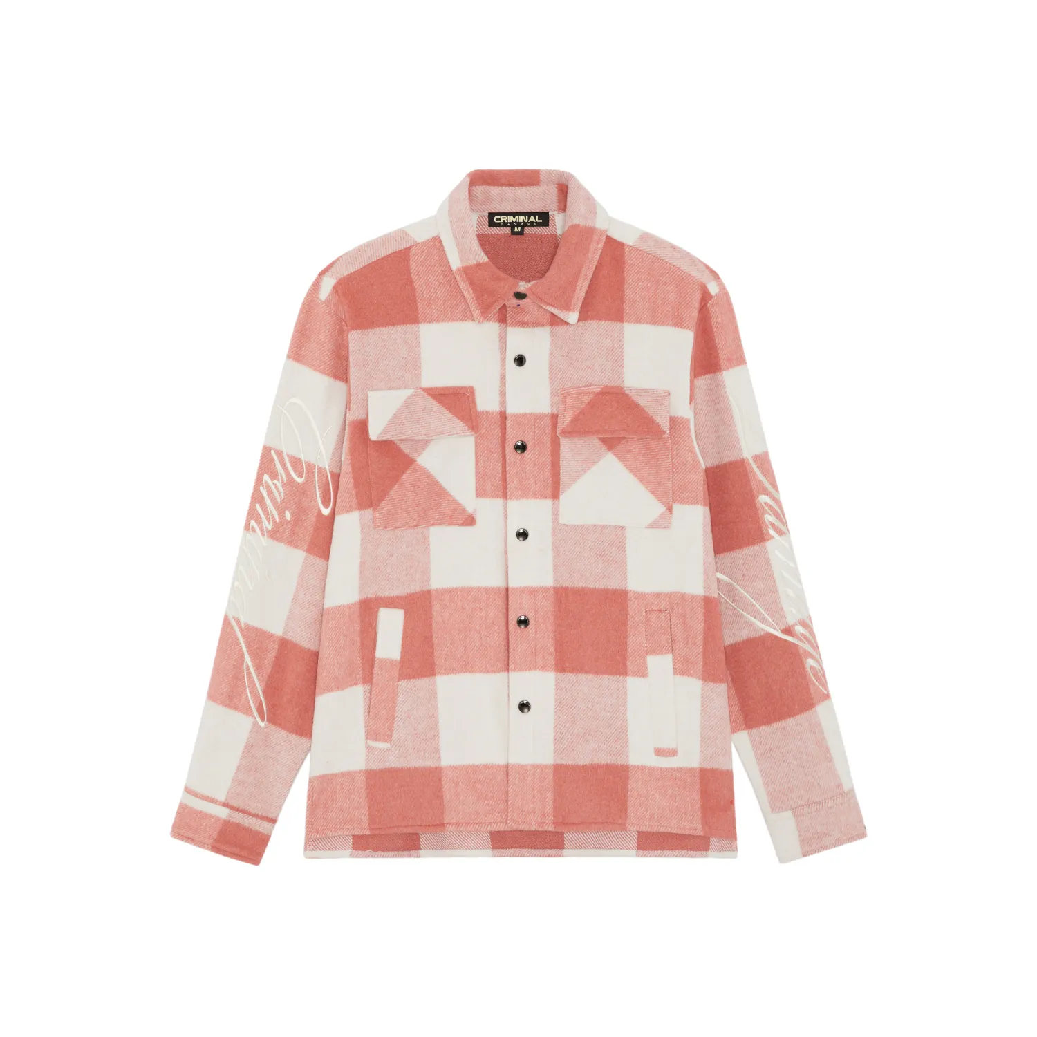 EMBROIDERED CHECK SHIRT sold by Criminal Damage
