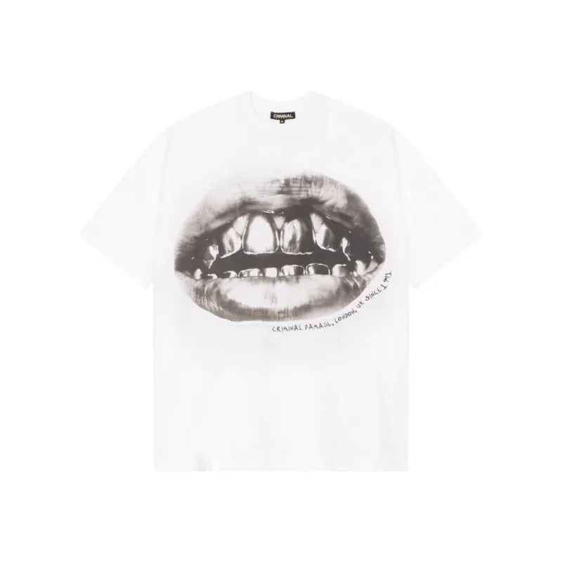 GOLD TEETH T-SHIRT sold by Criminal Damage