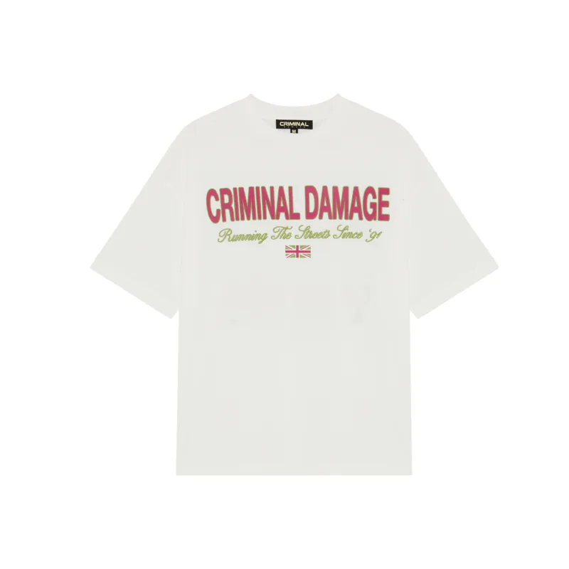 RUNNING STREETS T-SHIRT sold by Criminal Damage