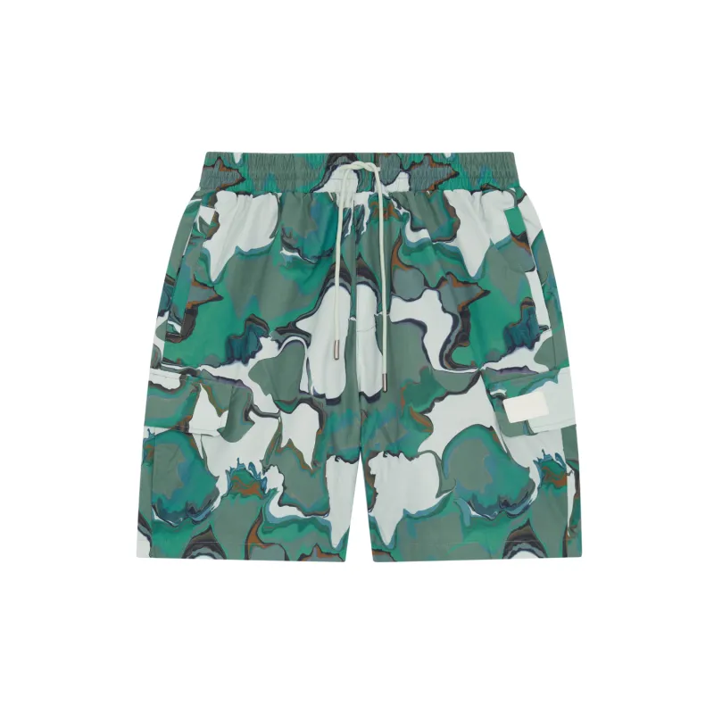 MARBLE PRINT SHORTS sold by Criminal Damage