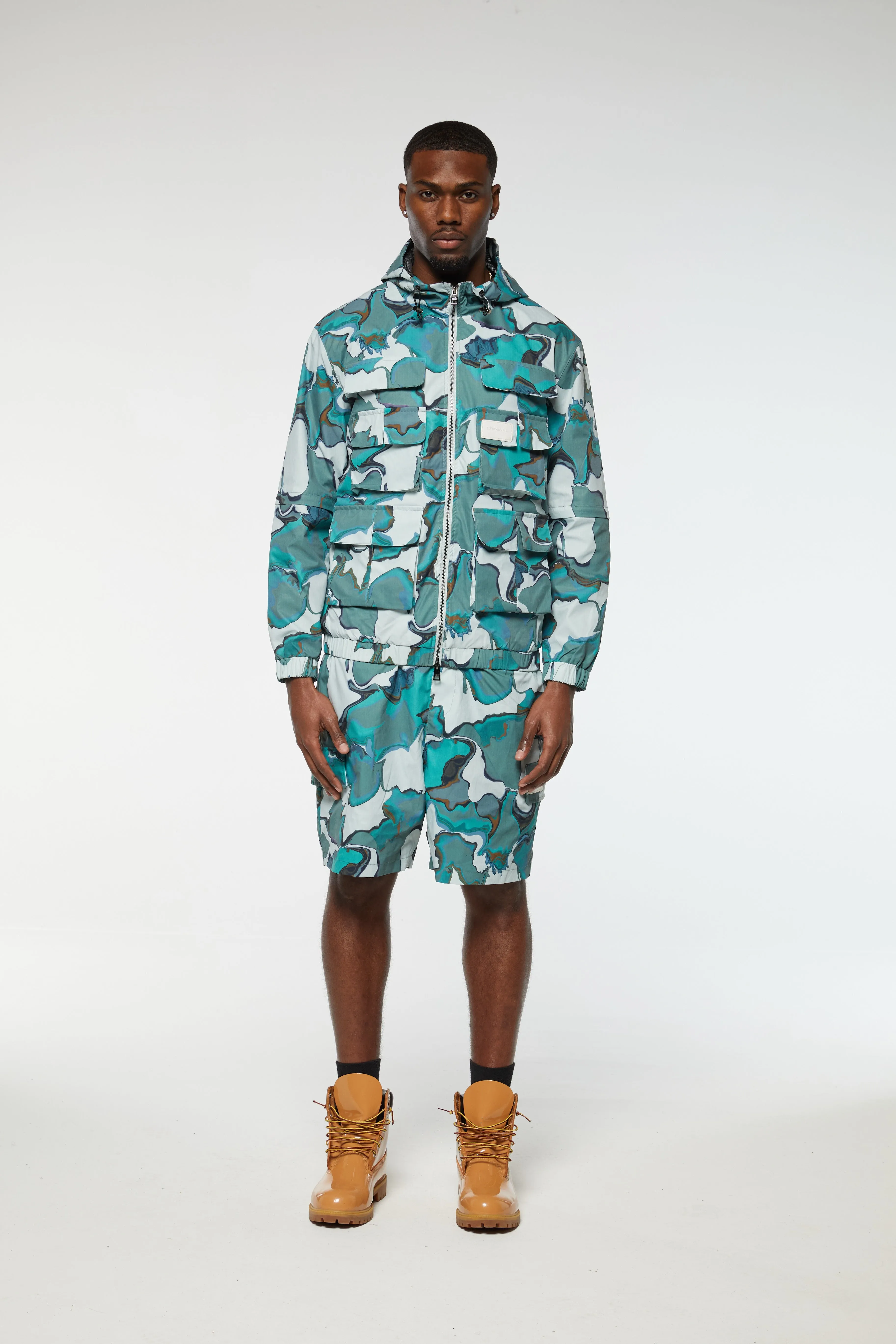 MARBLE PRINT SHORTS sold by Criminal Damage product image thumbnail 3