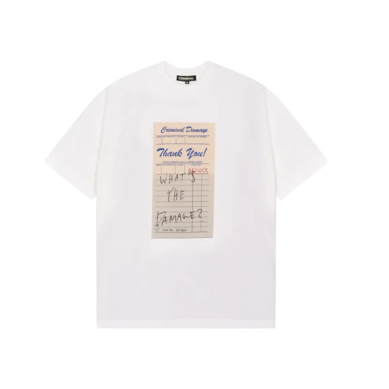 THE DAMAGE T-SHIRT sold by Criminal Damage