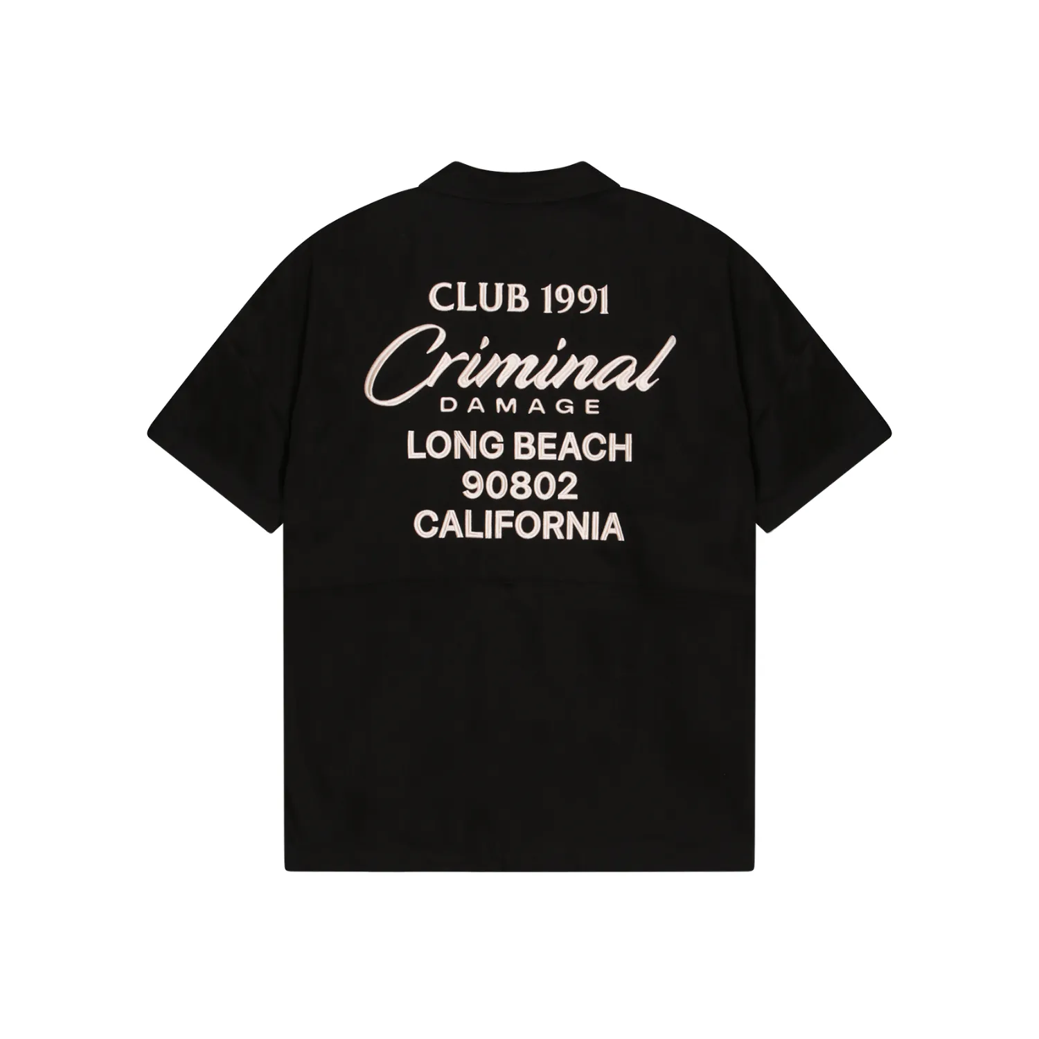 EMBROIDERED SHORT SLEEVED SHIRT sold by Criminal Damage