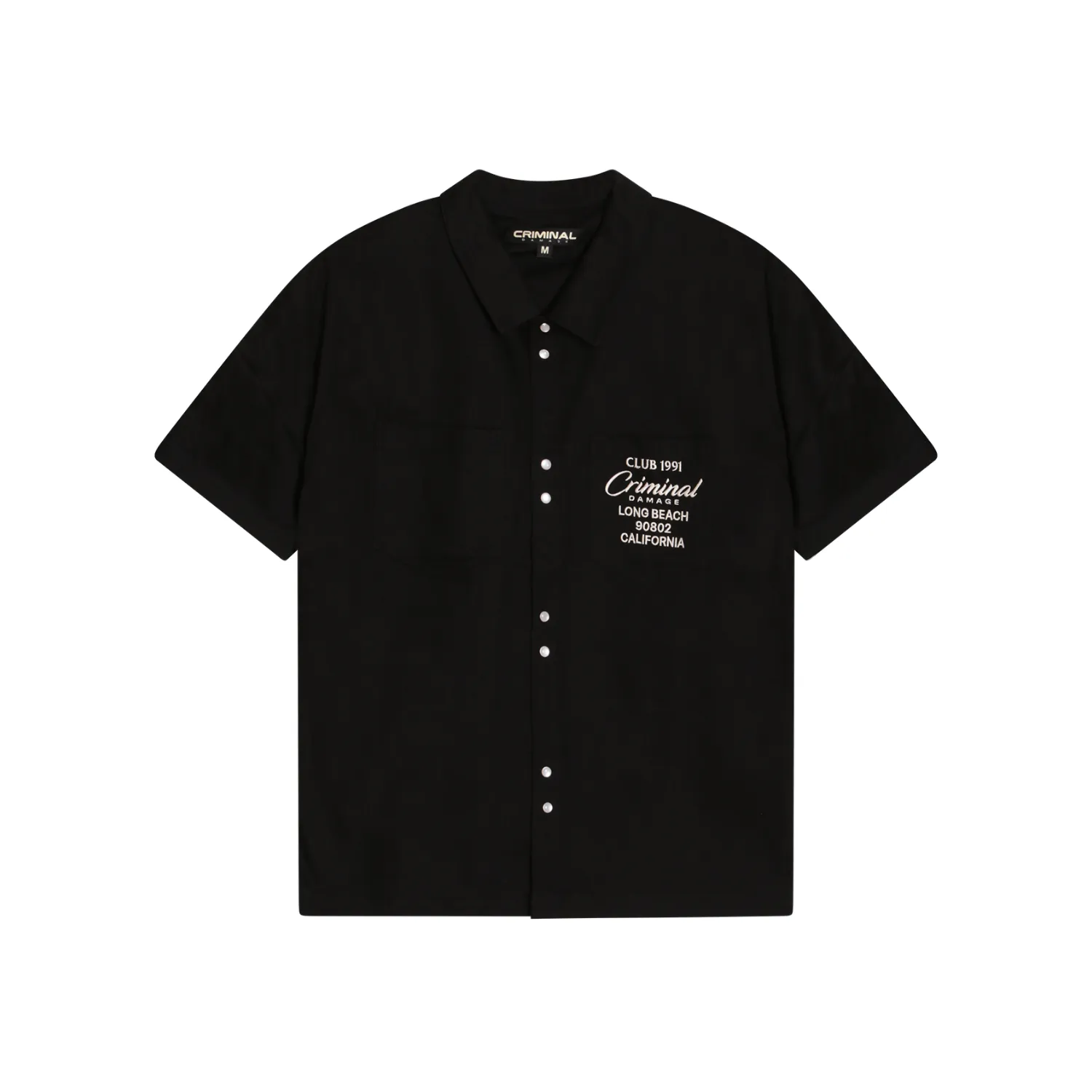 EMBROIDERED SHORT SLEEVED SHIRT sold by Criminal Damage product image thumbnail 3