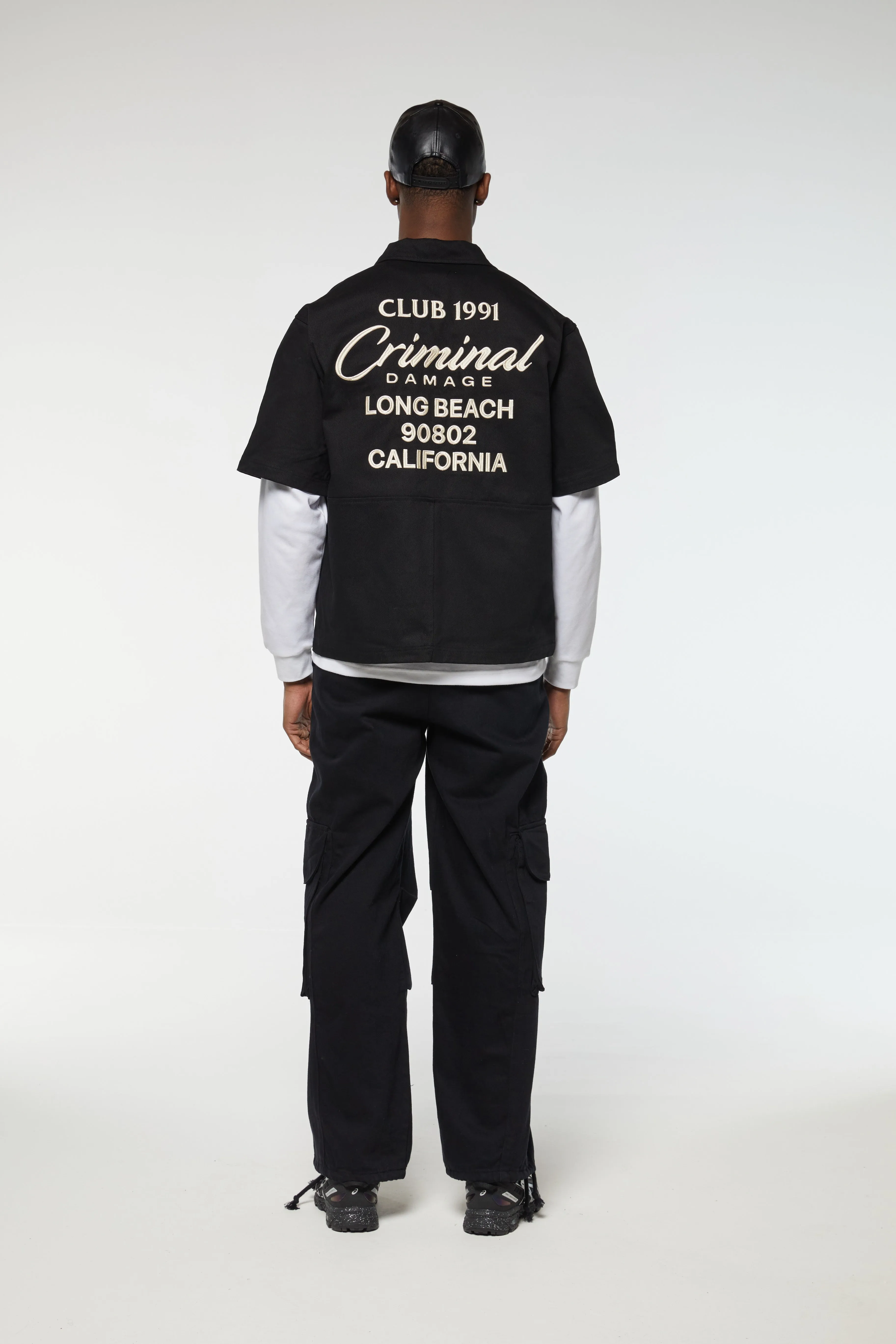 EMBROIDERED SHORT SLEEVED SHIRT sold by Criminal Damage product image thumbnail 5