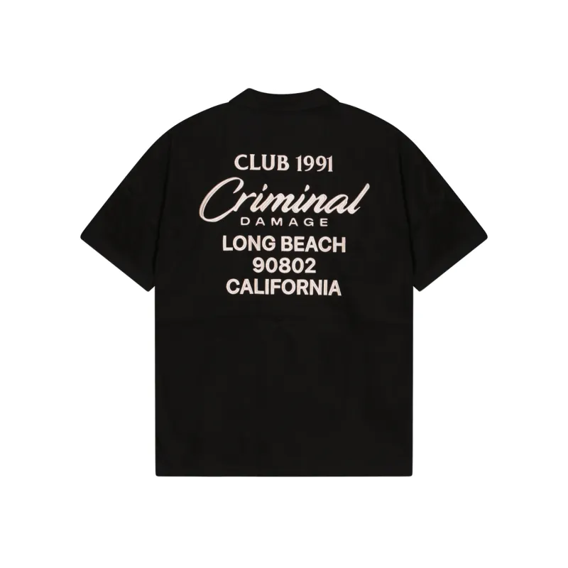 EMBROIDERED SHORT SLEEVED SHIRT sold by Criminal Damage