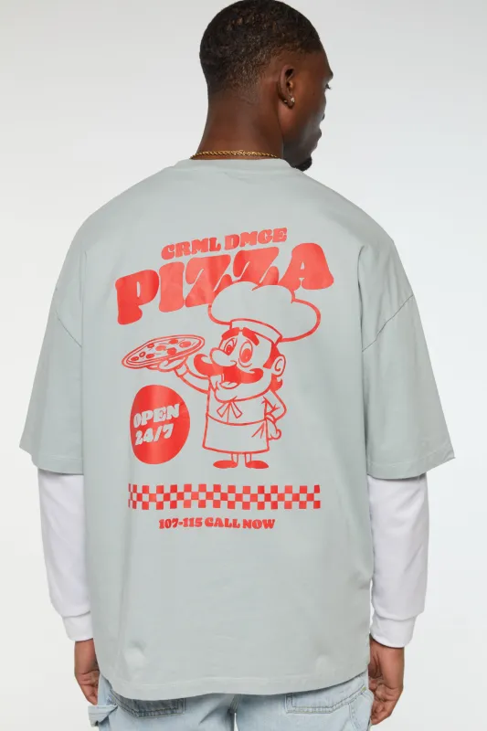 ITALIAN PIZZA T-SHIRT sold by Criminal Damage